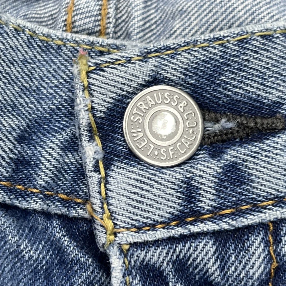 Levi's 514 Straight Leg Blue Denim Jeans Mens 32x34